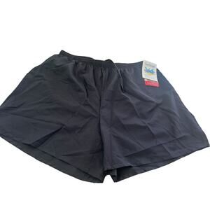 NWT Soffee Sorbtek Reflexx Womens Activewear Elastic Waist Pull On Short Black L